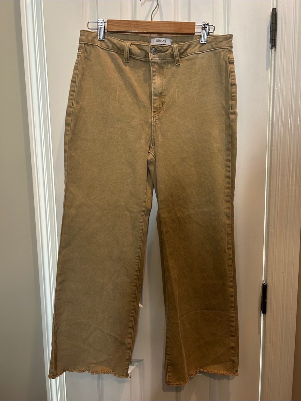 Zenana Outfitters Khaki Wide Leg Pants